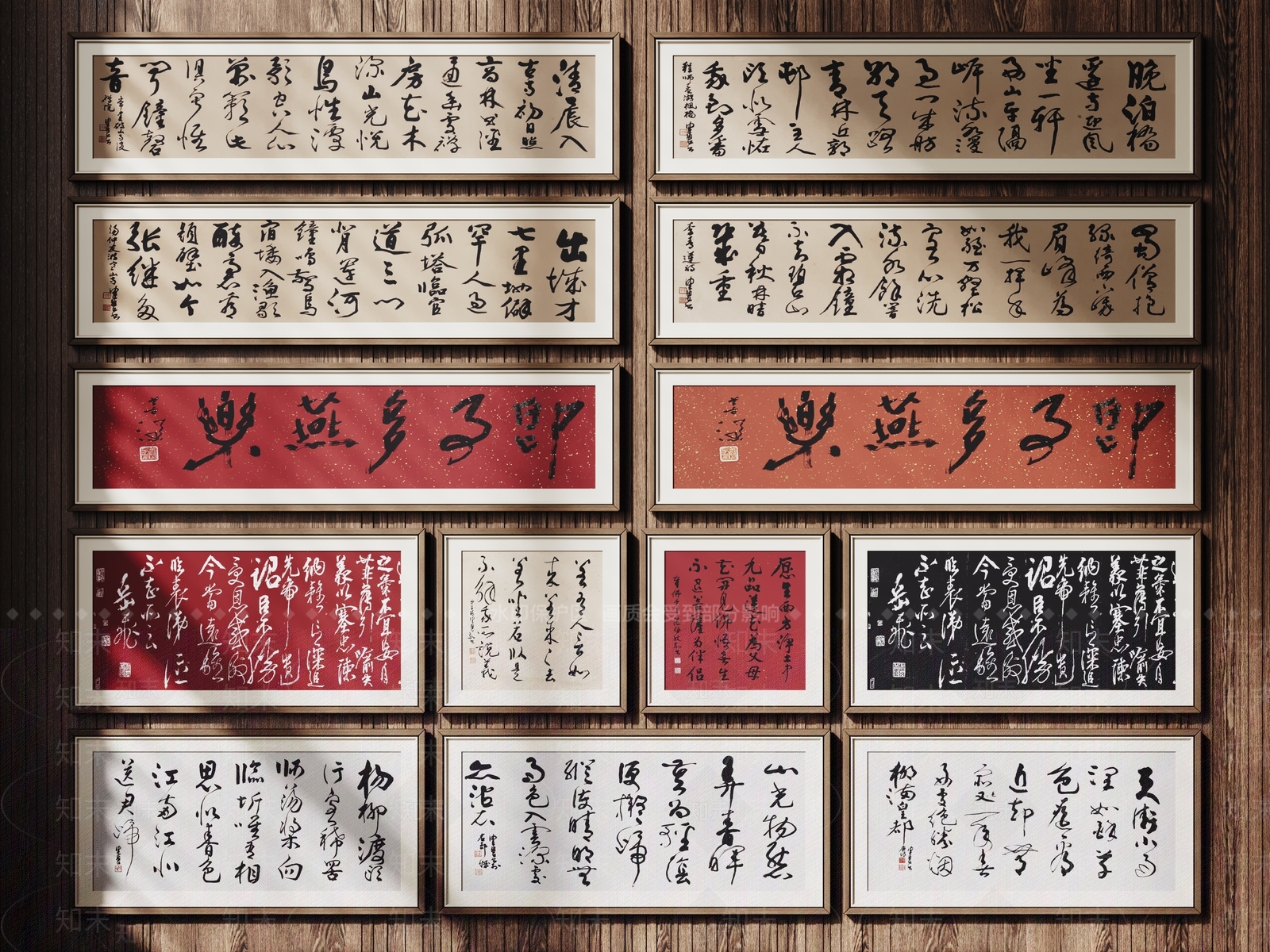 新中式字画3D模型下载【ID:1231515303】