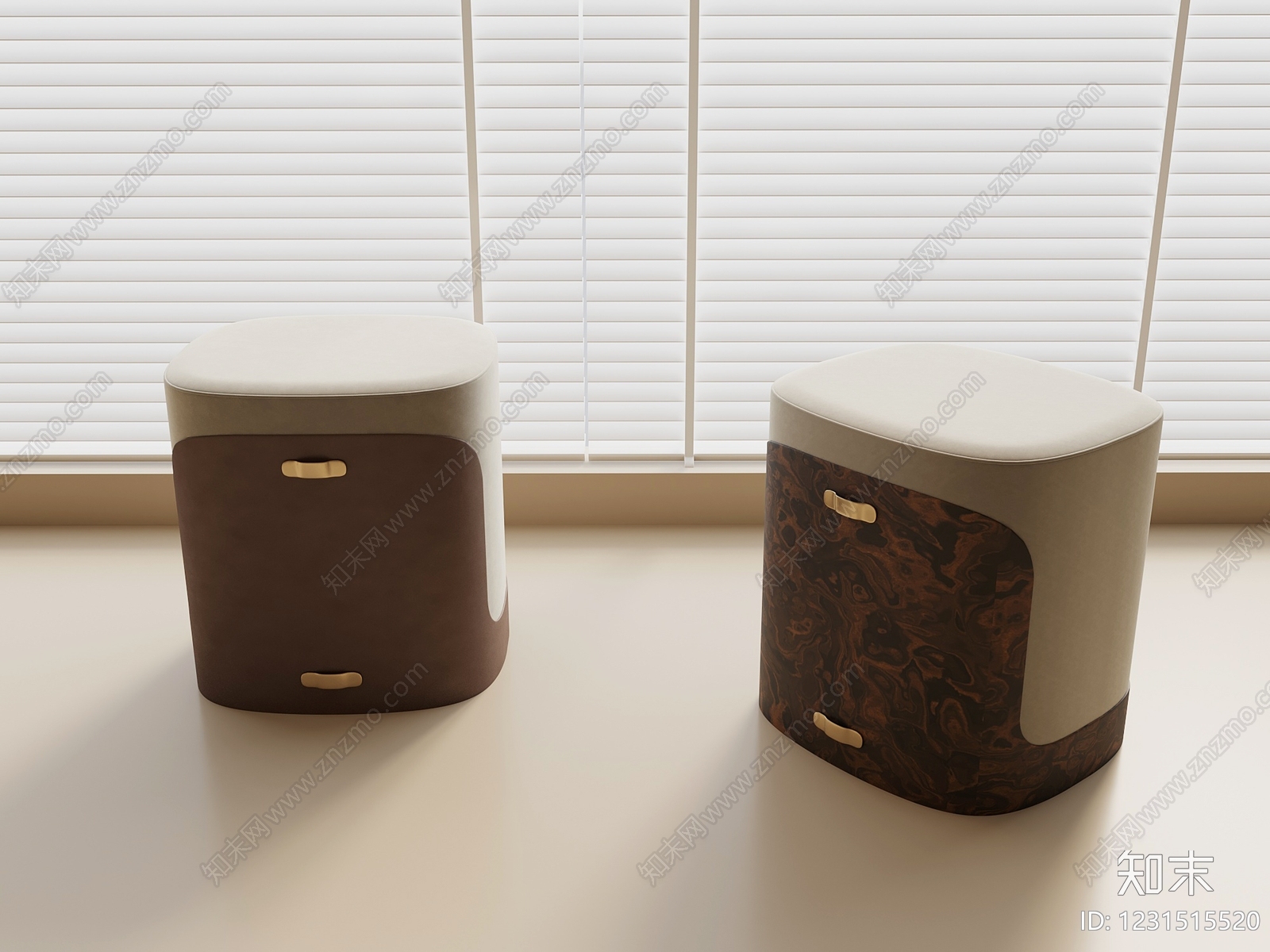 中古风沙发凳SU模型下载【ID:1231515520】