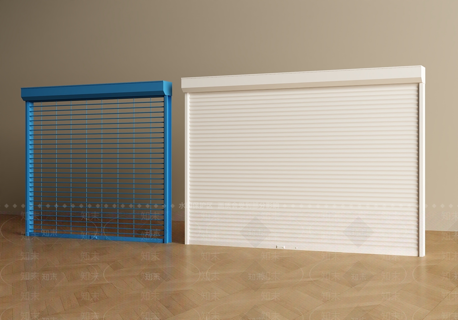 极简卷帘门3D模型下载【ID:1231515610】