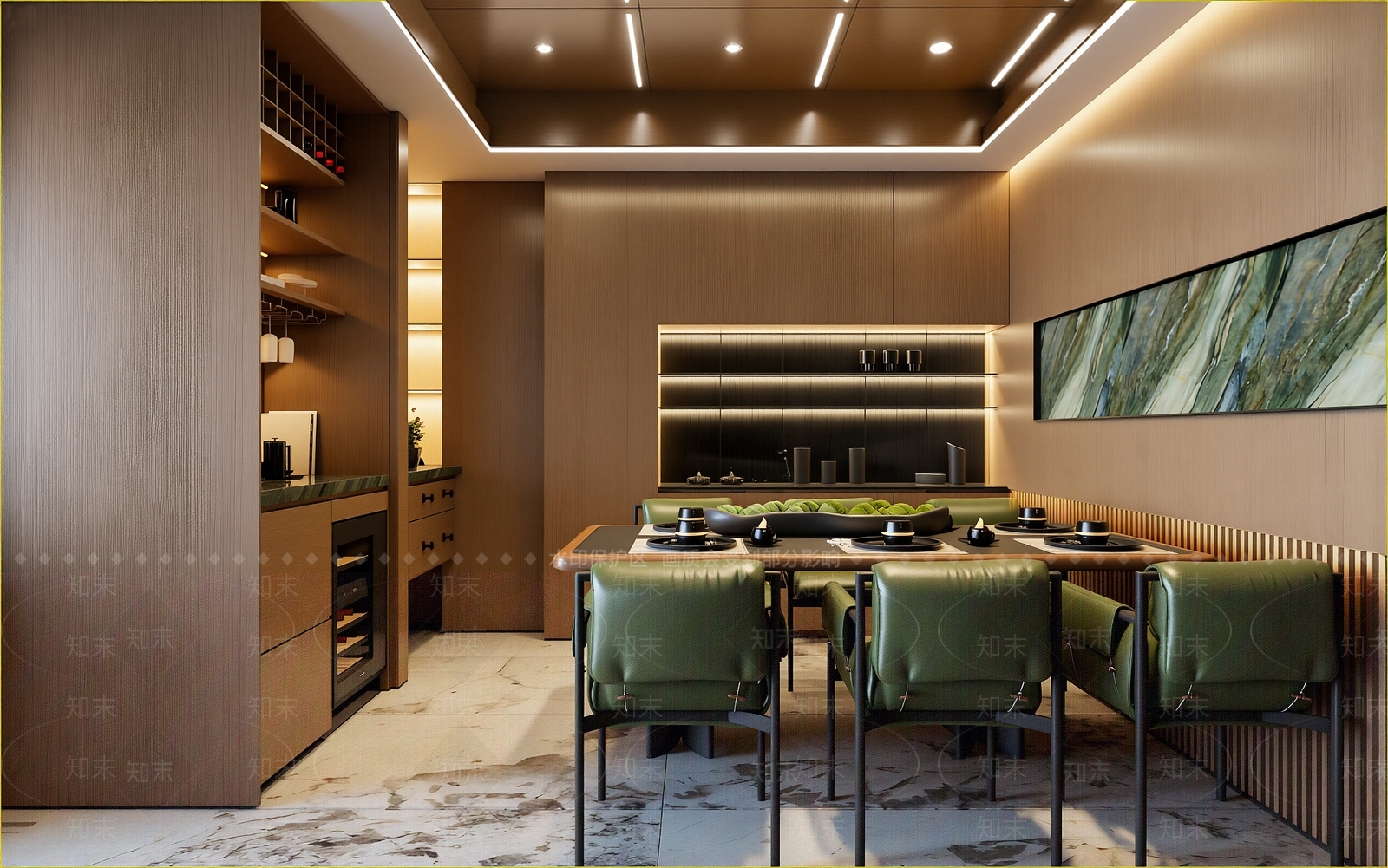 轻奢包厢3D模型下载【ID:1231515955】