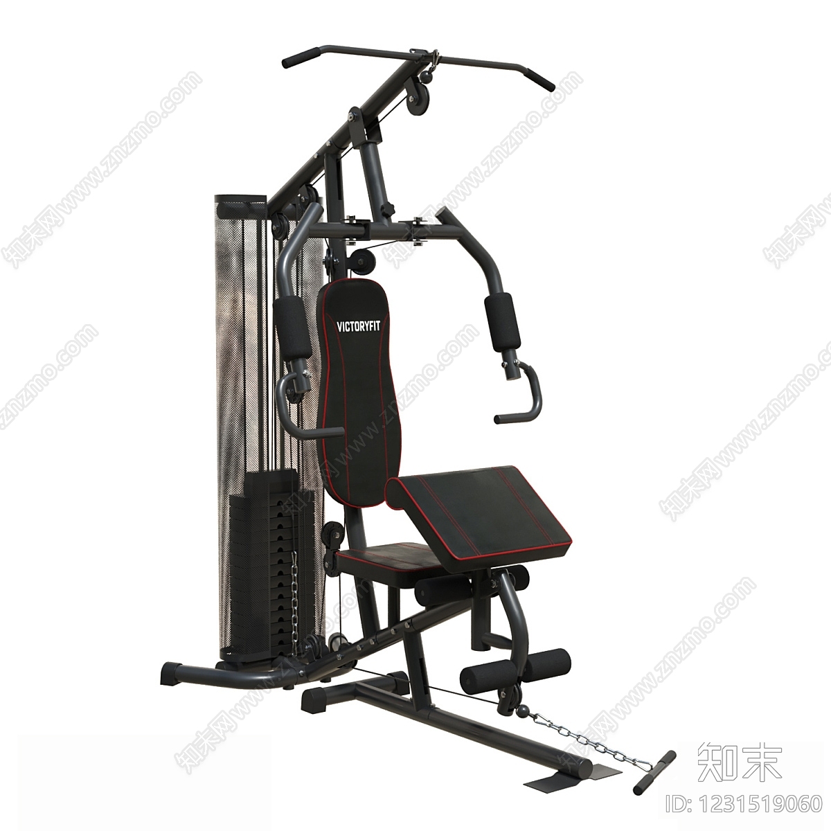 现代运动器材3D模型下载【ID:1231519060】