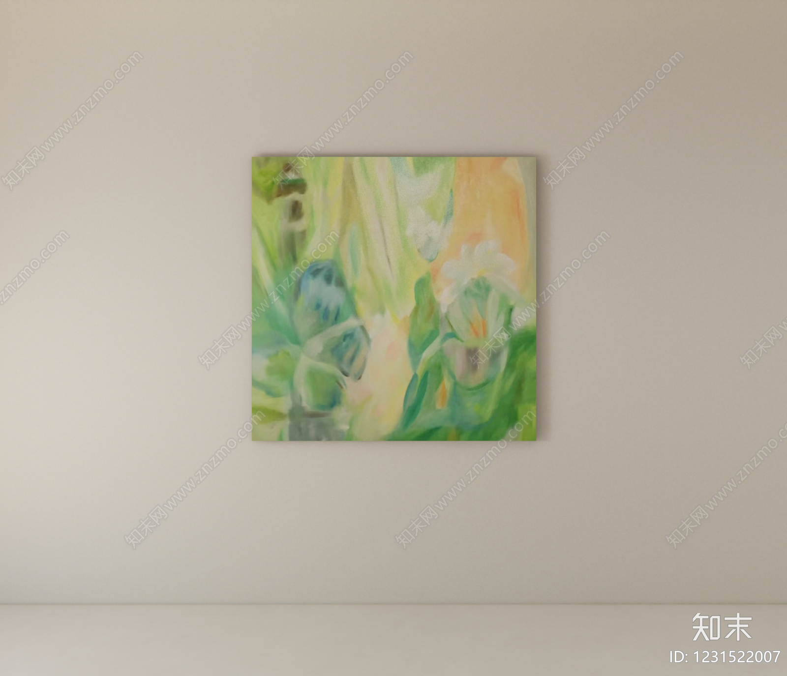 极简油画SU模型下载【ID:1231522007】