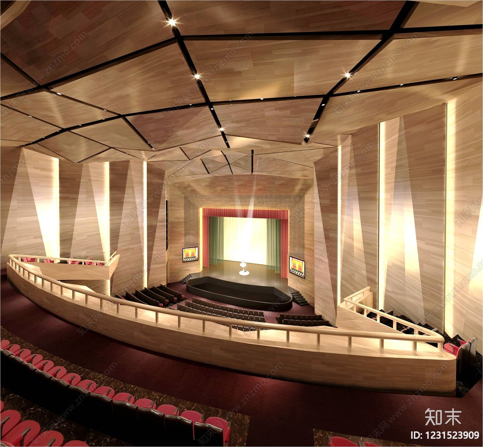 多功能商业楼cad施工图下载【ID:1231523909】