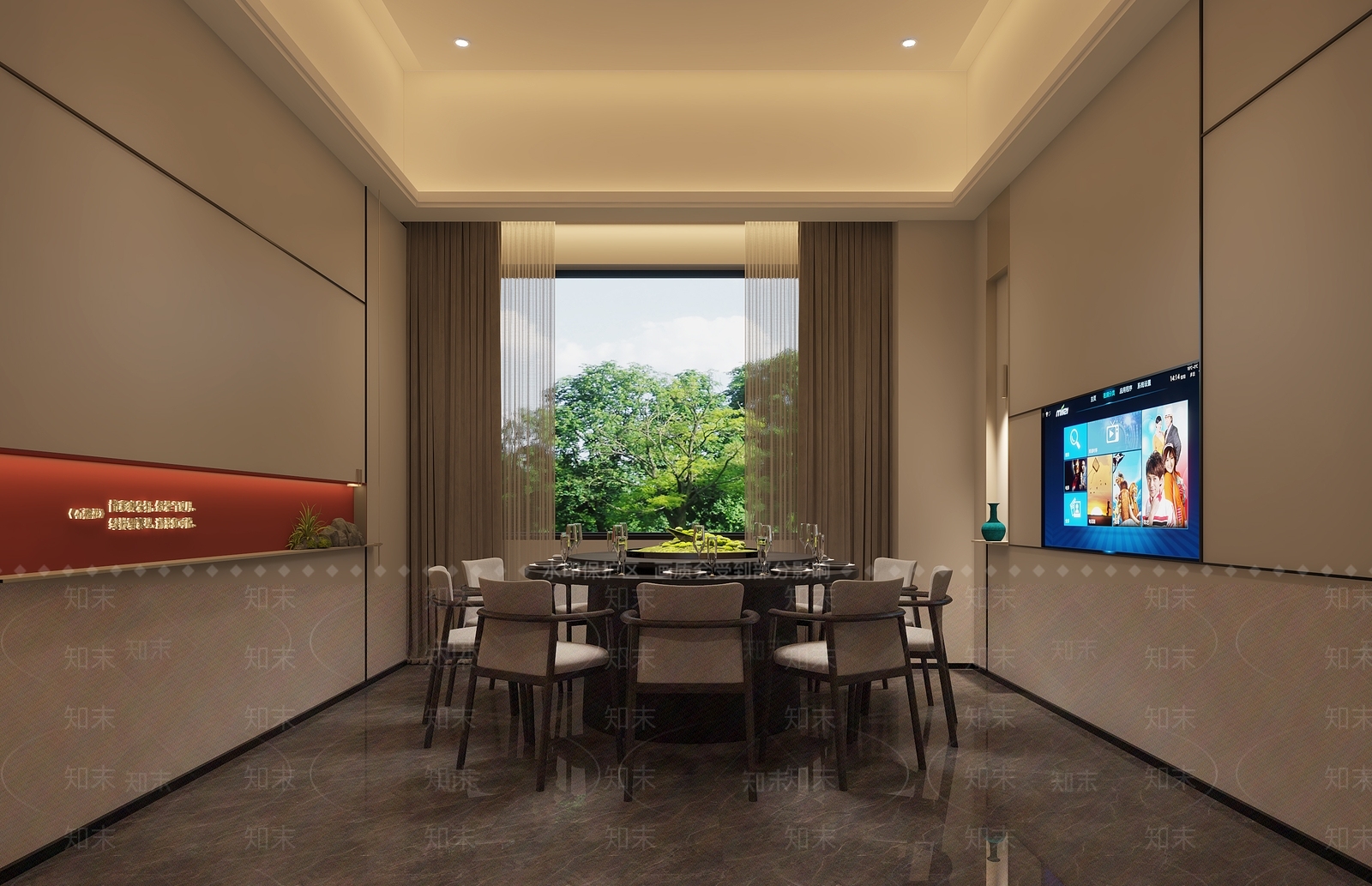 新中式包厢3D模型下载【ID:1231530533】