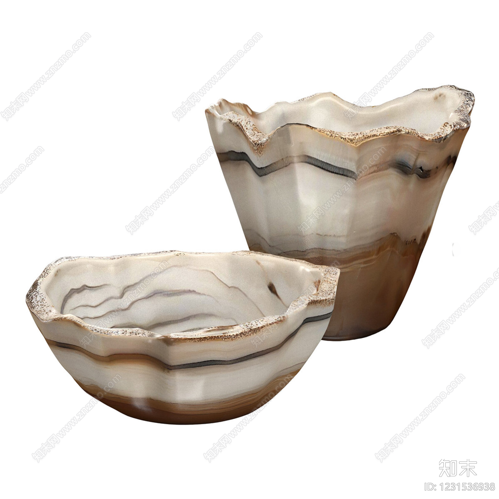 轻奢罐子3D模型下载【ID:1231536938】