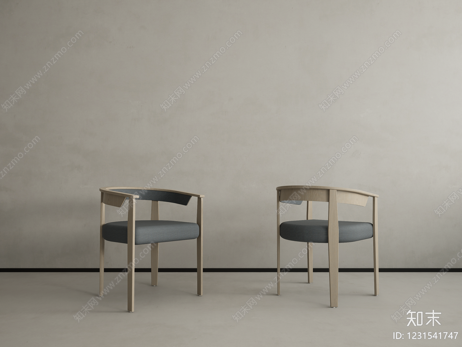 原木风餐椅SU模型下载【ID:1231541747】