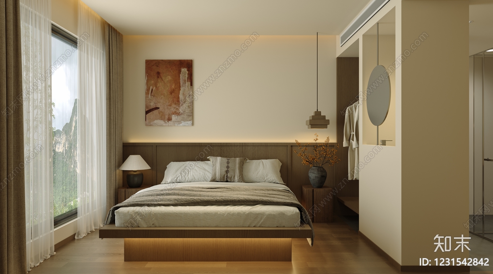 侘寂民宿3D模型下载【ID:1231542842】