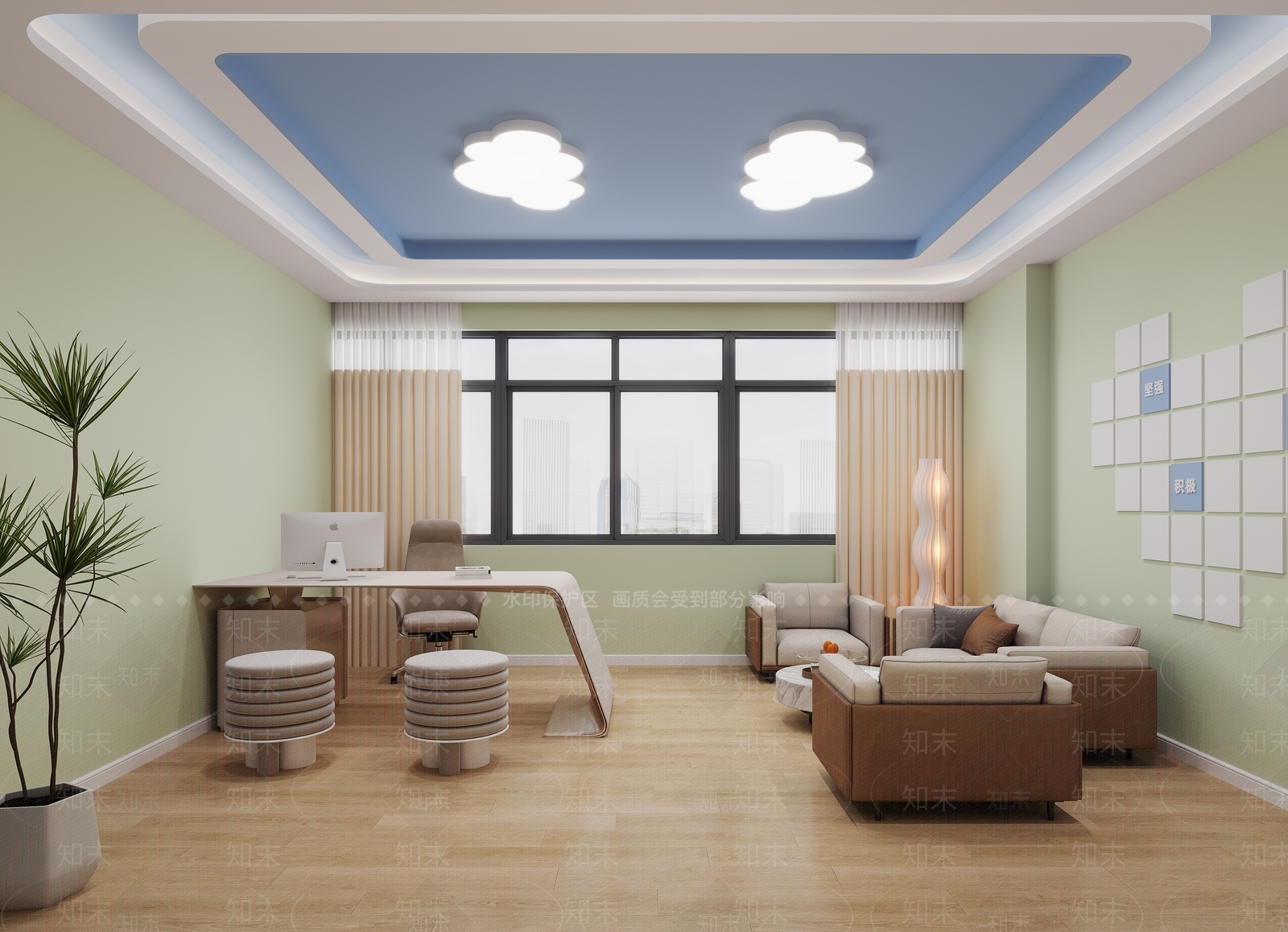 现代简约其他公共空间3D模型下载【ID:1231549471】