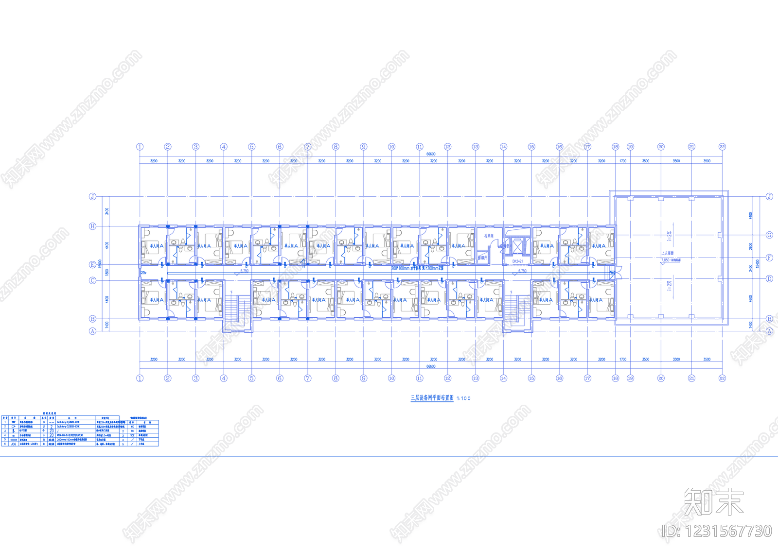 通信网络系统cad施工图下载【ID:1231567730】