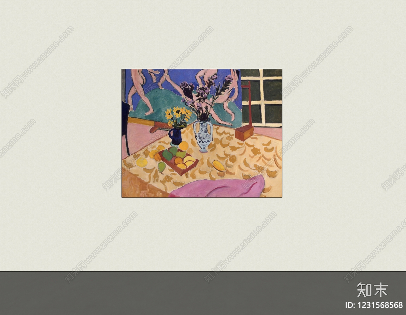极简油画SU模型下载【ID:1231568568】