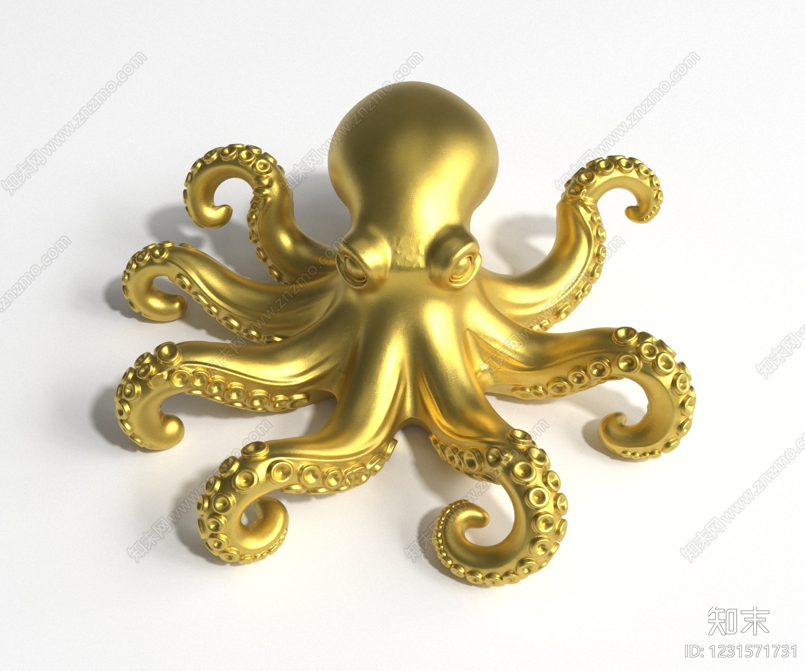 轻奢雕塑摆件3D模型下载【ID:1231571731】