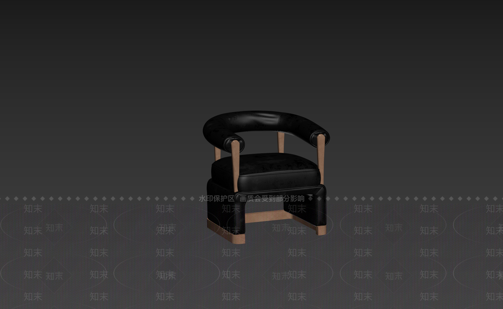 轻奢休闲椅3D模型下载【ID:1231577314】