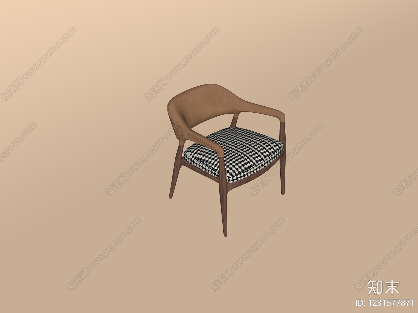 中古风餐椅SU模型下载【ID:1231577871】