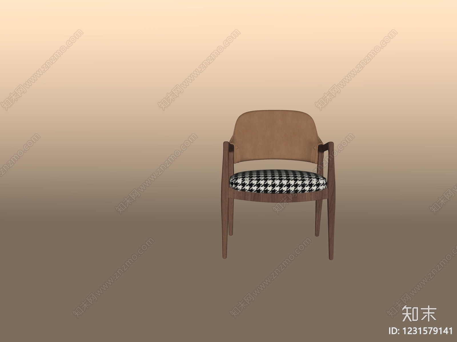 中古风餐椅SU模型下载【ID:1231579141】