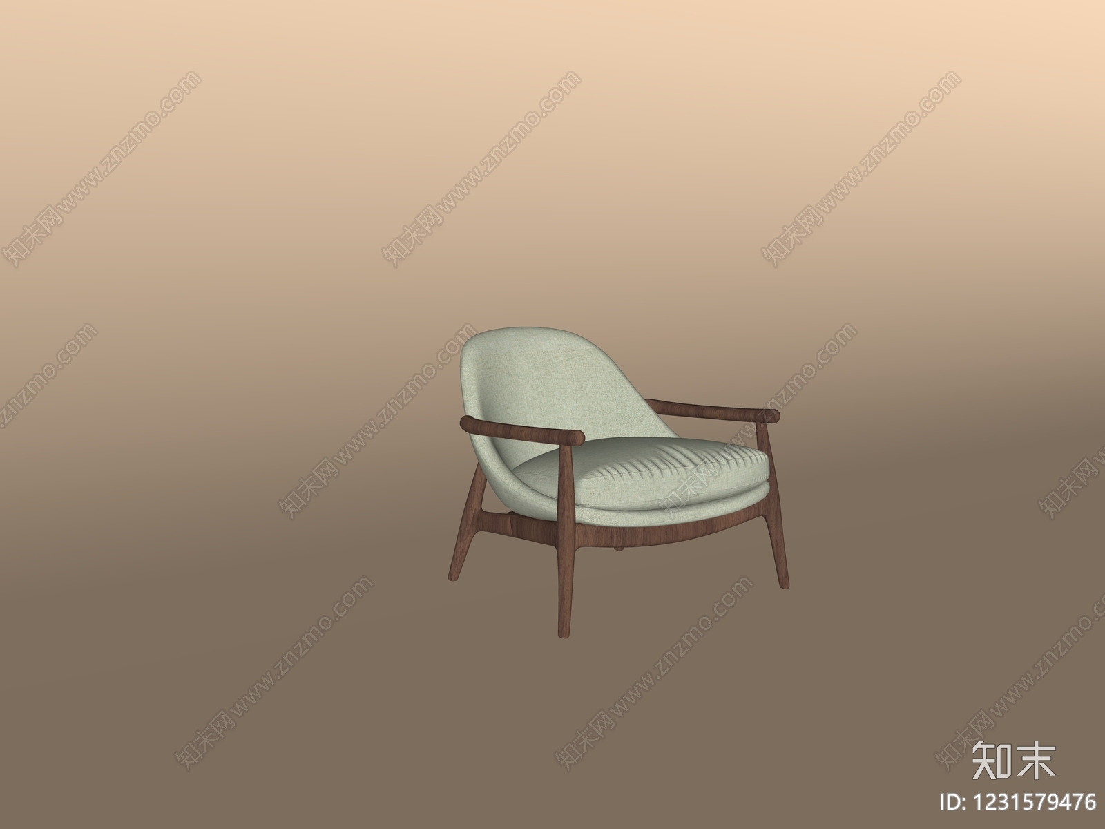 中古风休闲椅SU模型下载【ID:1231579476】
