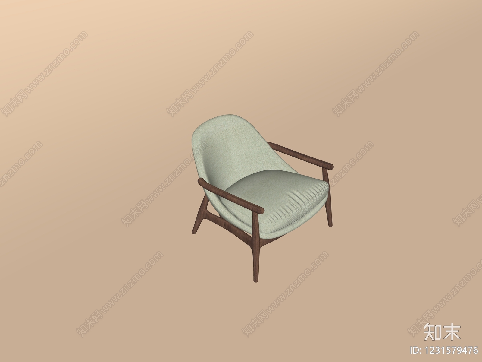 中古风休闲椅SU模型下载【ID:1231579476】