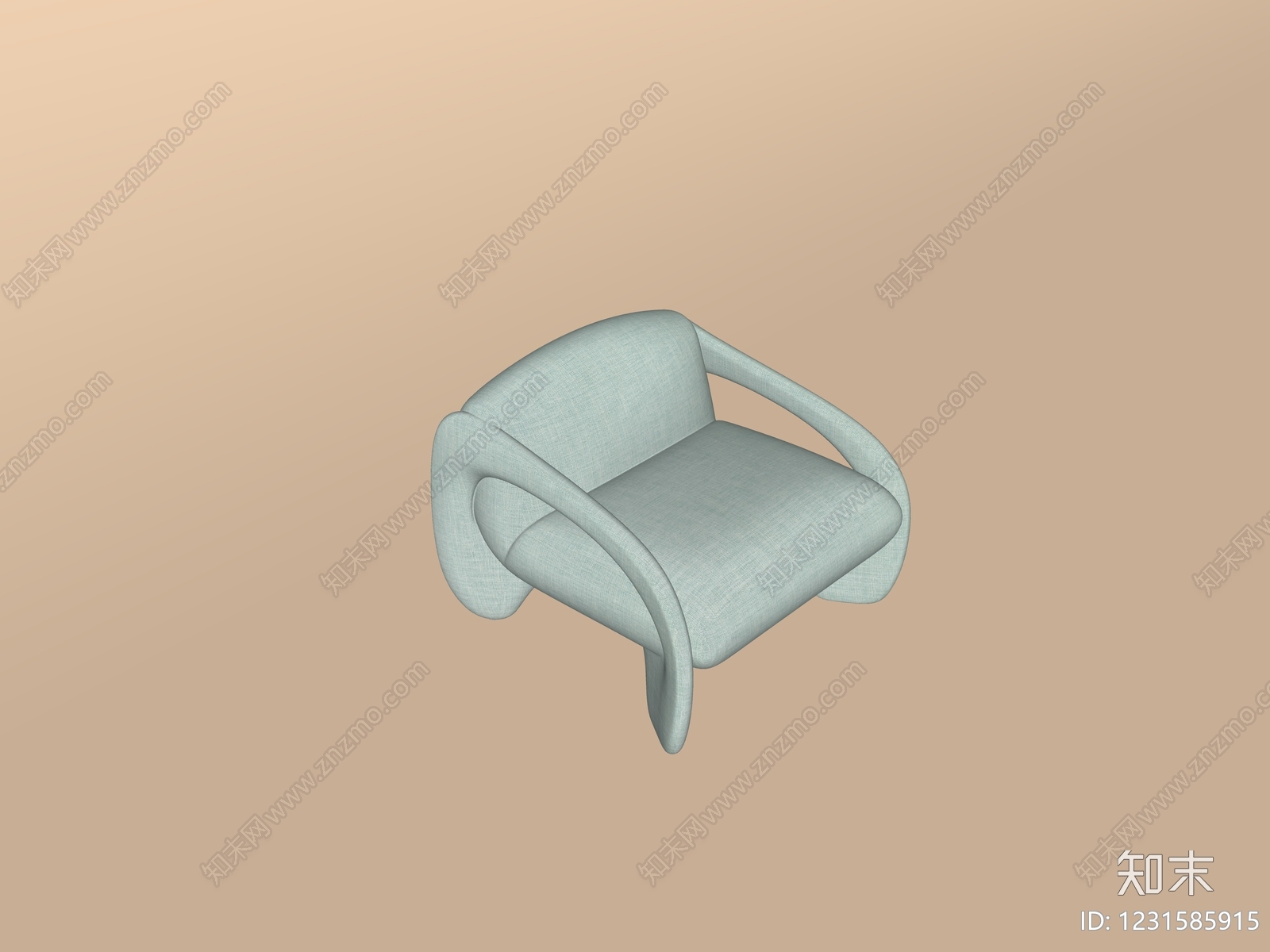 现代简约休闲椅SU模型下载【ID:1231585915】