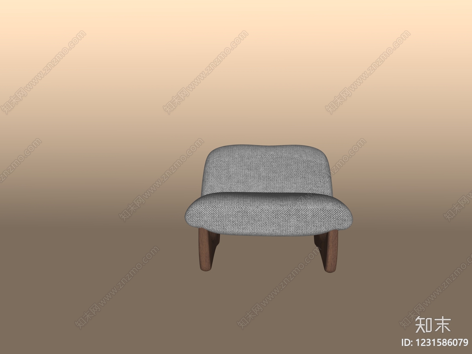 中古风休闲椅SU模型下载【ID:1231586079】