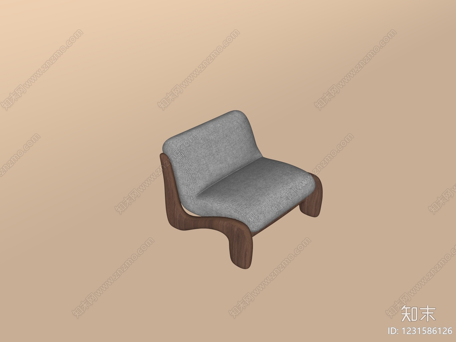 中古风休闲椅SU模型下载【ID:1231586126】