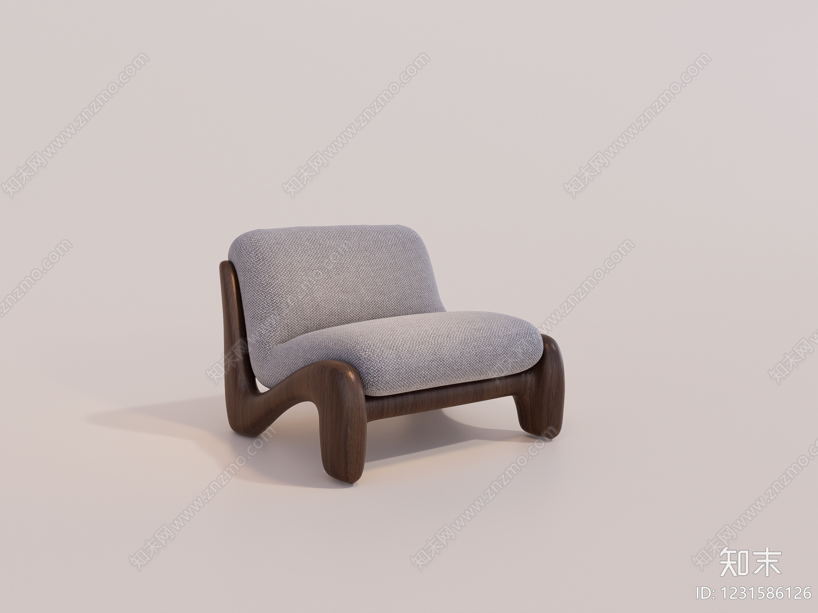 中古风休闲椅SU模型下载【ID:1231586126】
