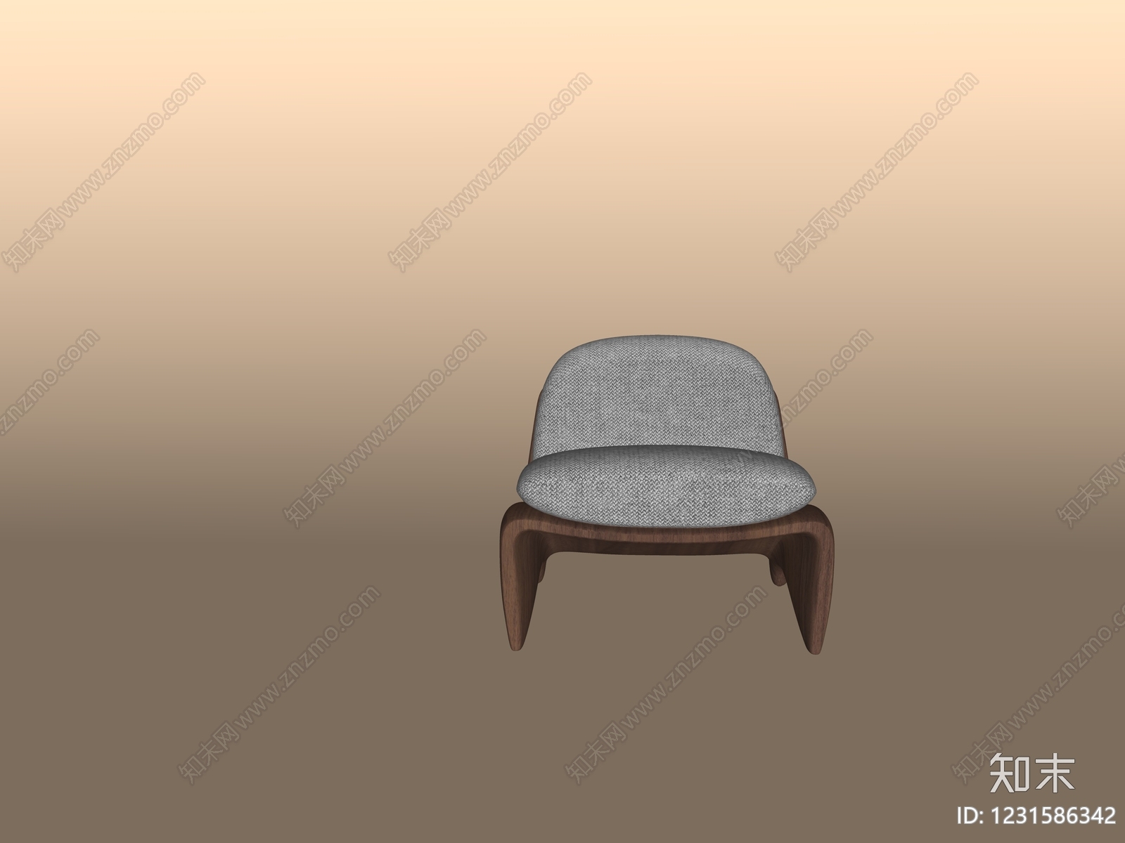 中古风休闲椅SU模型下载【ID:1231586342】