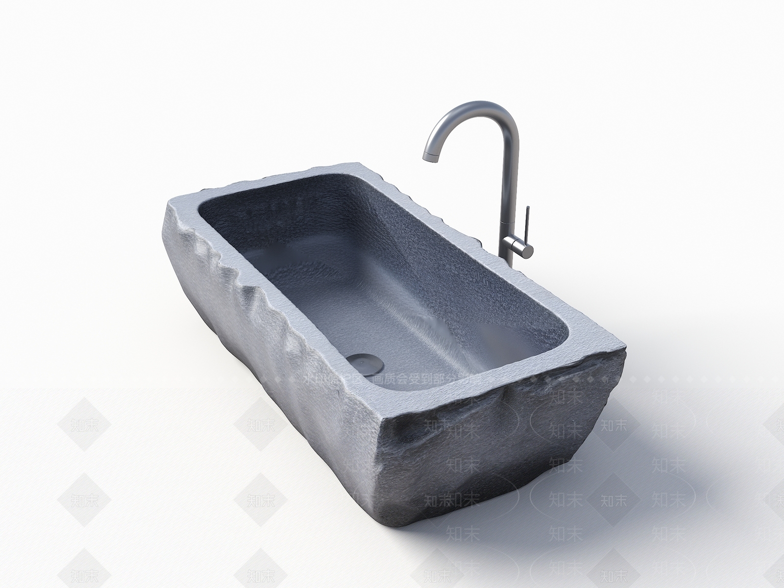 侘寂水槽3D模型下载【ID:1231622554】