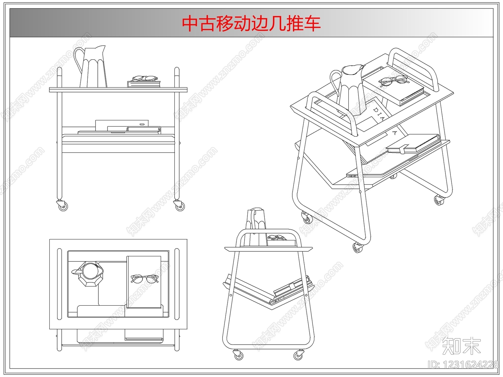 综合器材设备图库cad施工图下载【ID:1231624228】