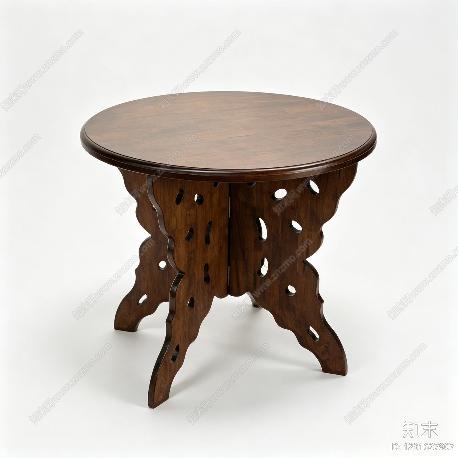 复古边几3D模型下载【ID:1231627907】