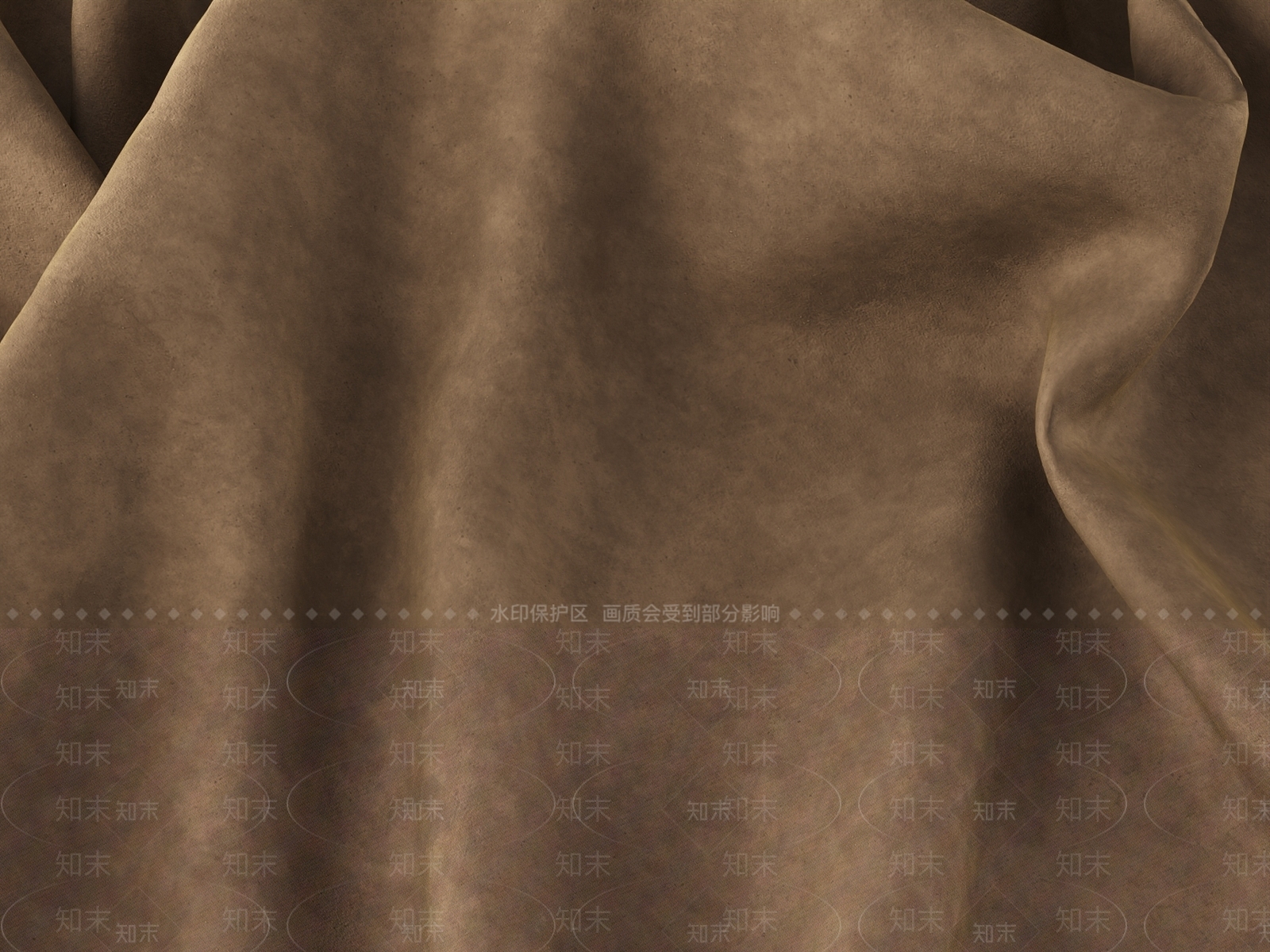 侘寂布料3D模型下载【ID:1231631440】