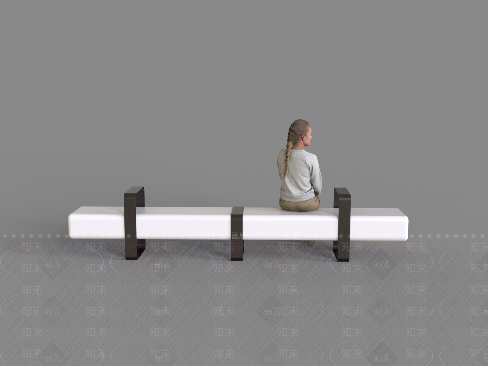 极简户外椅3D模型下载【ID:1231631537】