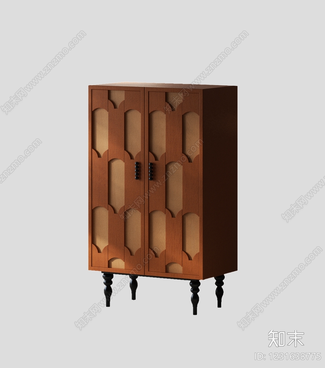 中古风储物柜3D模型下载【ID:1231638775】