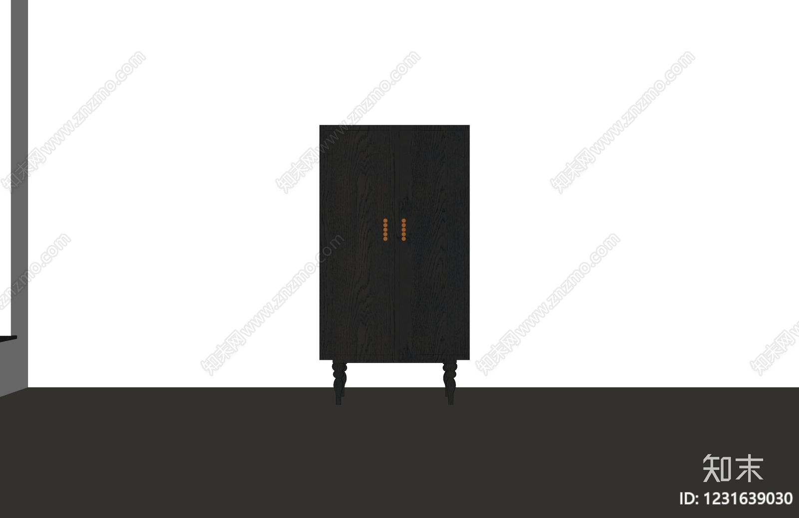 中古风储物柜SU模型下载【ID:1231639030】