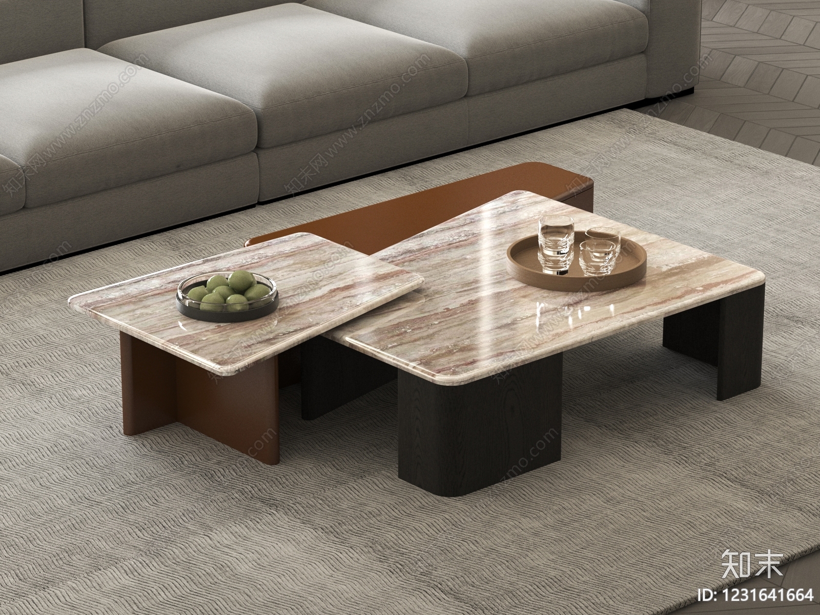 意式极简几类组合3D模型下载【ID:1231641664】