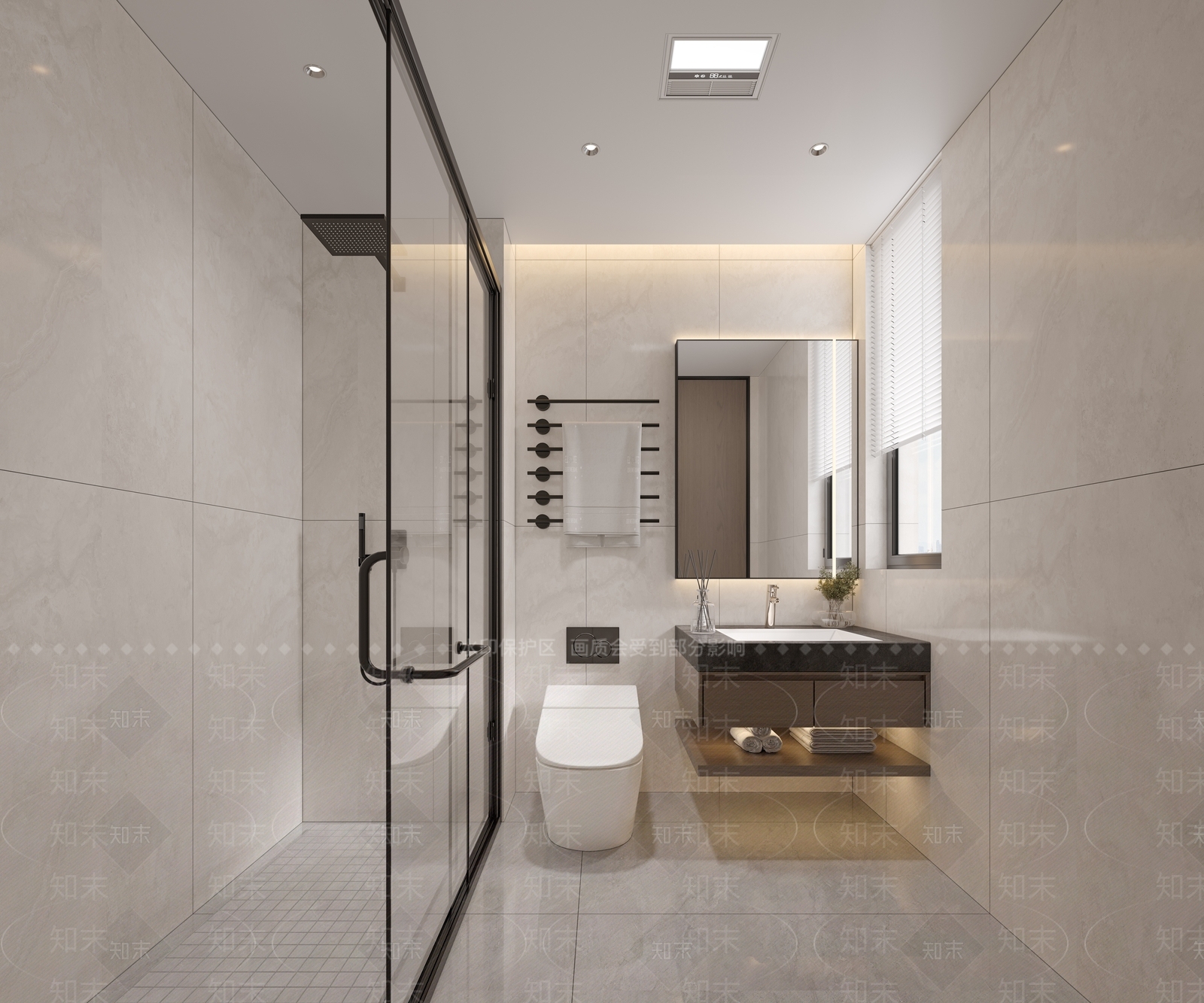 现代简约家居客厅3D模型下载【ID:1231645645】