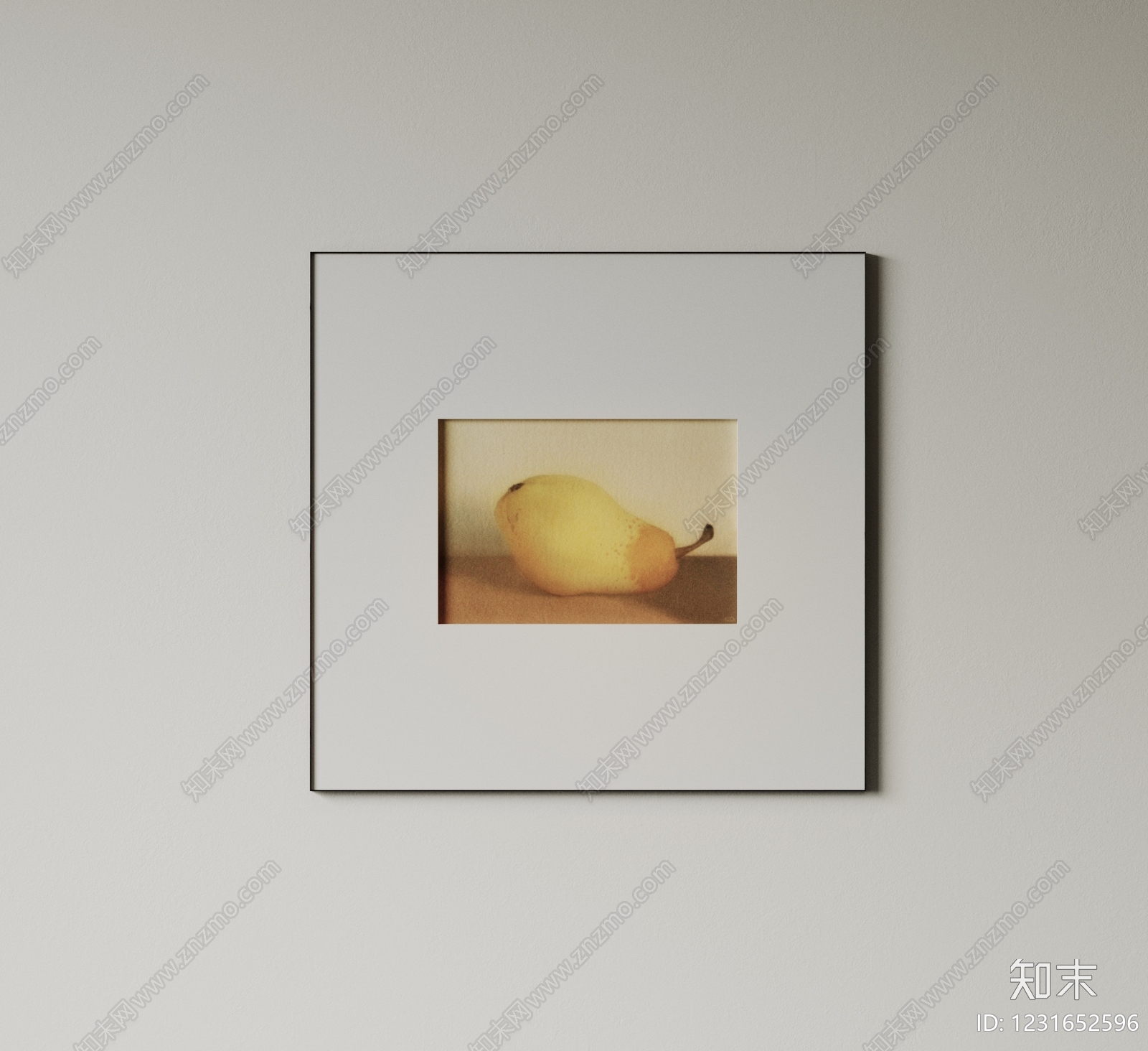 极简儿童挂画3D模型下载【ID:1231652596】