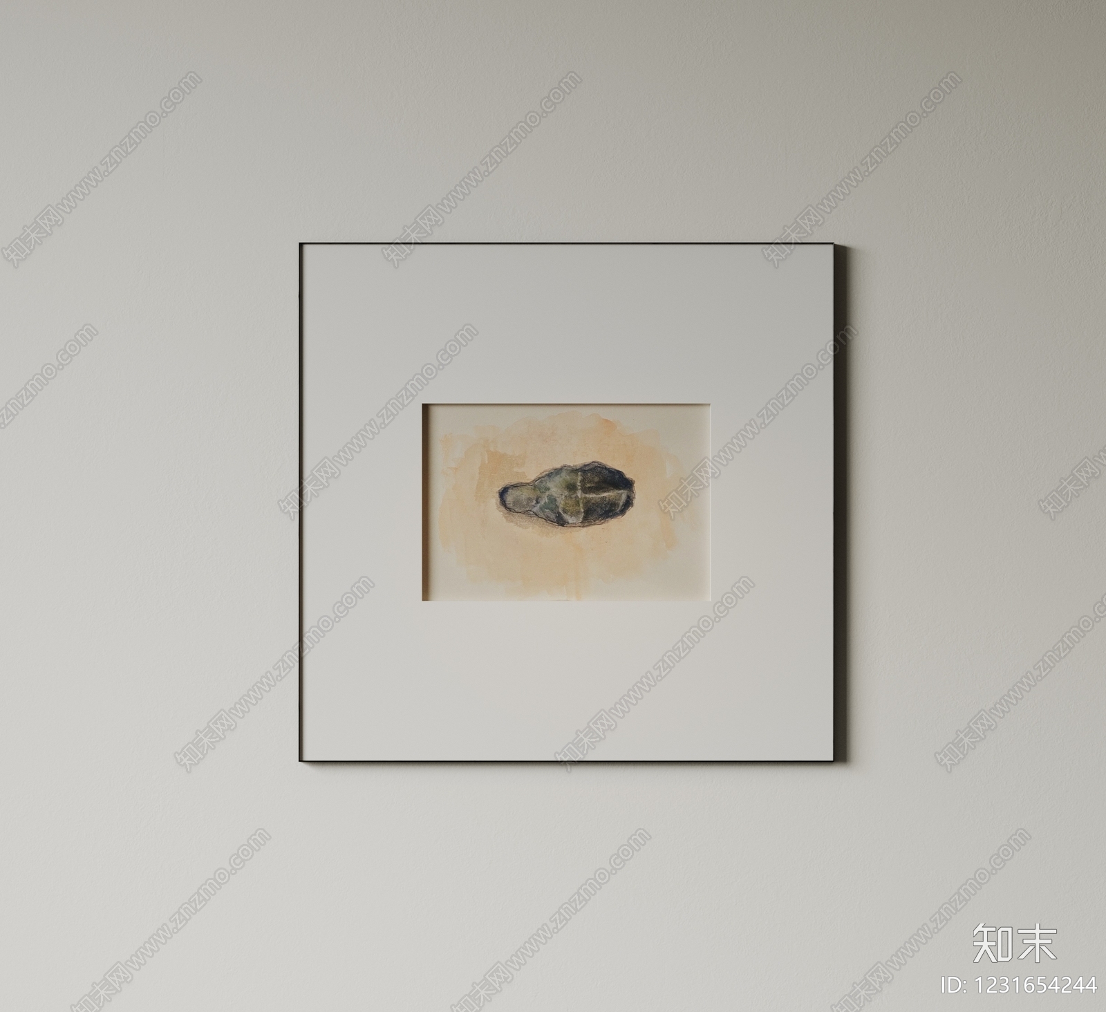 极简儿童挂画SU模型下载【ID:1231654244】