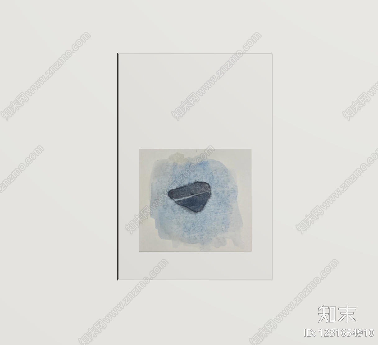 极简抽象画SU模型下载【ID:1231654910】