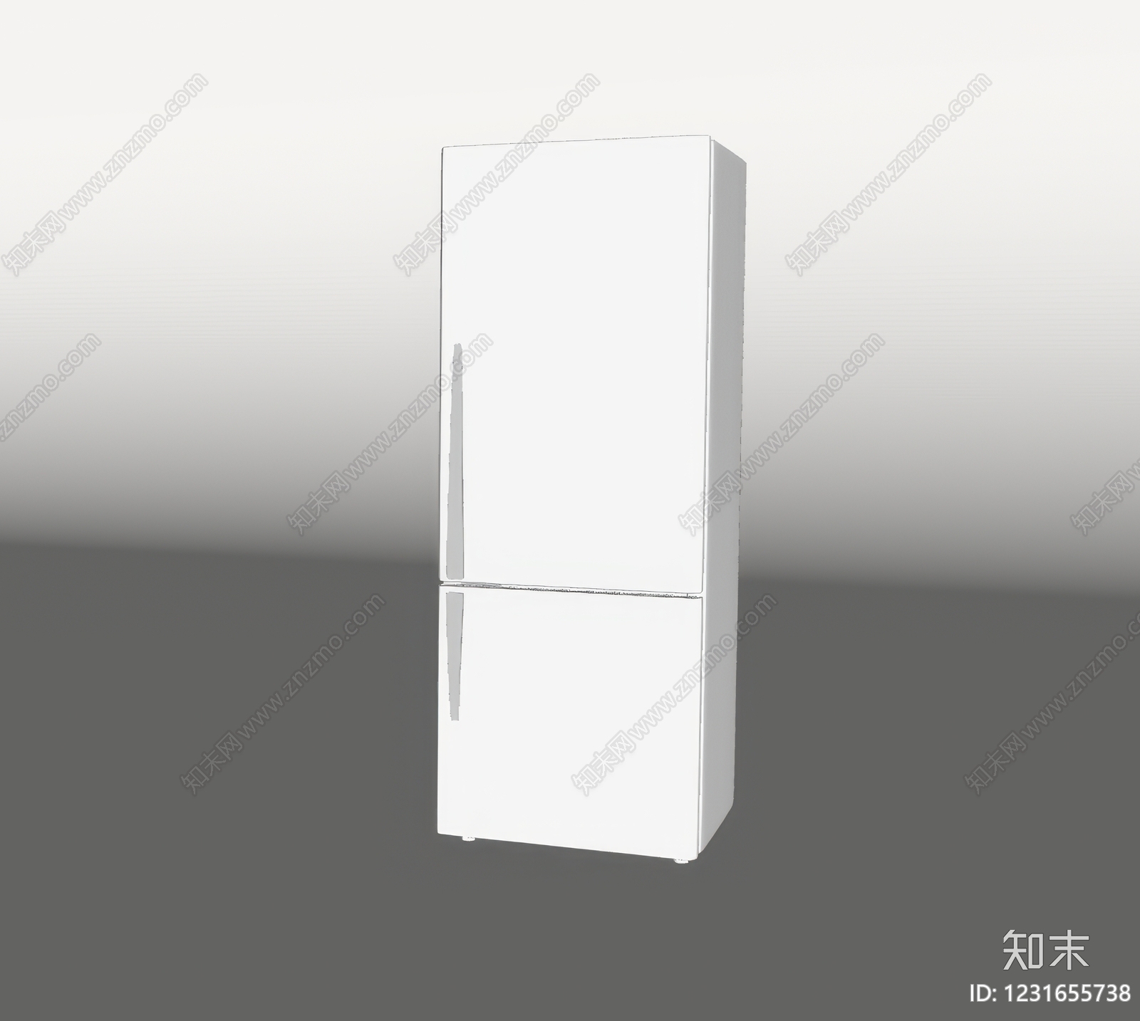 冰箱SU模型下载【ID:1231655738】