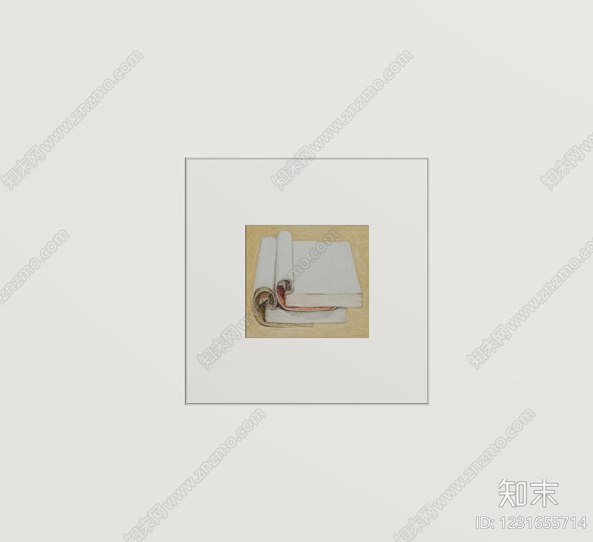 极简儿童挂画SU模型下载【ID:1231655714】