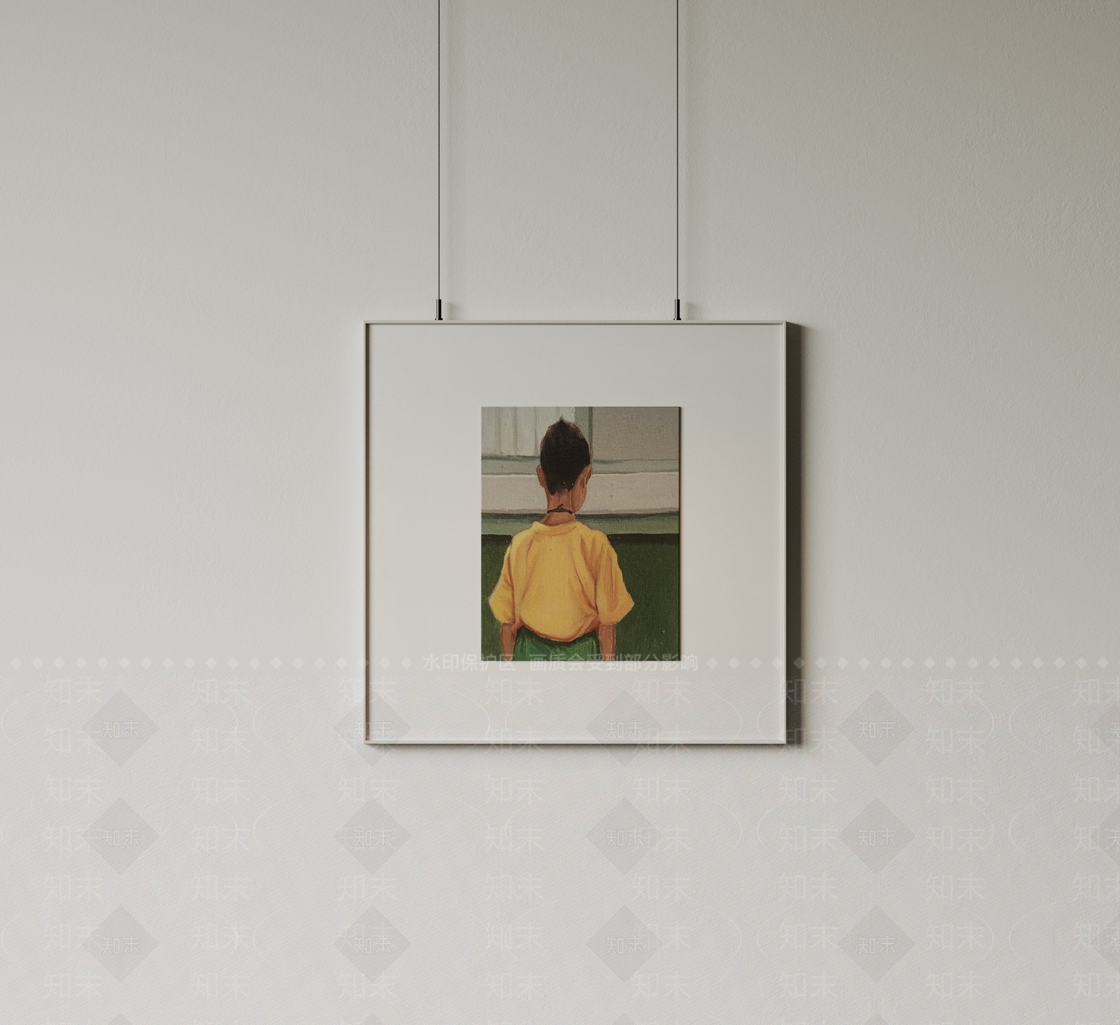 极简儿童挂画3D模型下载【ID:1231658631】