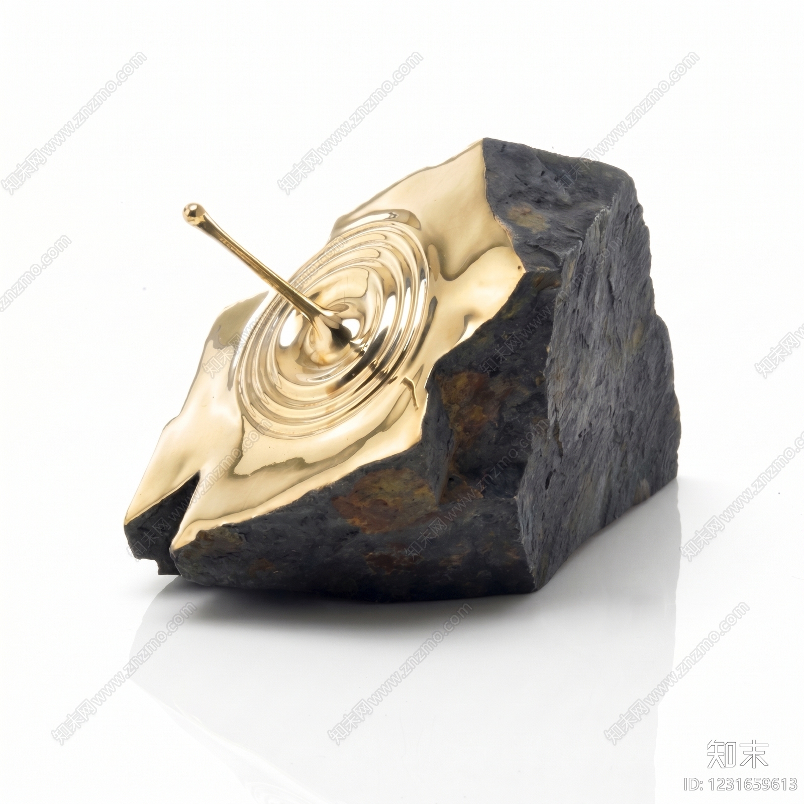 轻奢雕塑摆件3D模型下载【ID:1231659613】