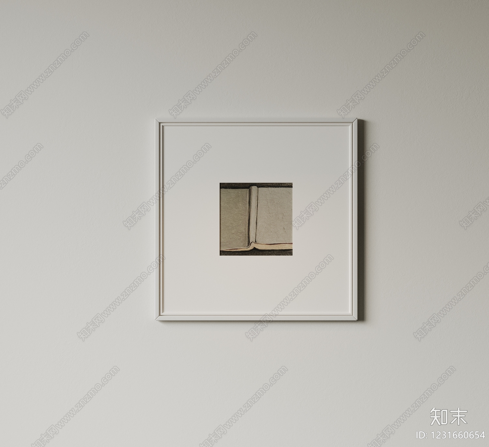 极简抽象画SU模型下载【ID:1231660654】