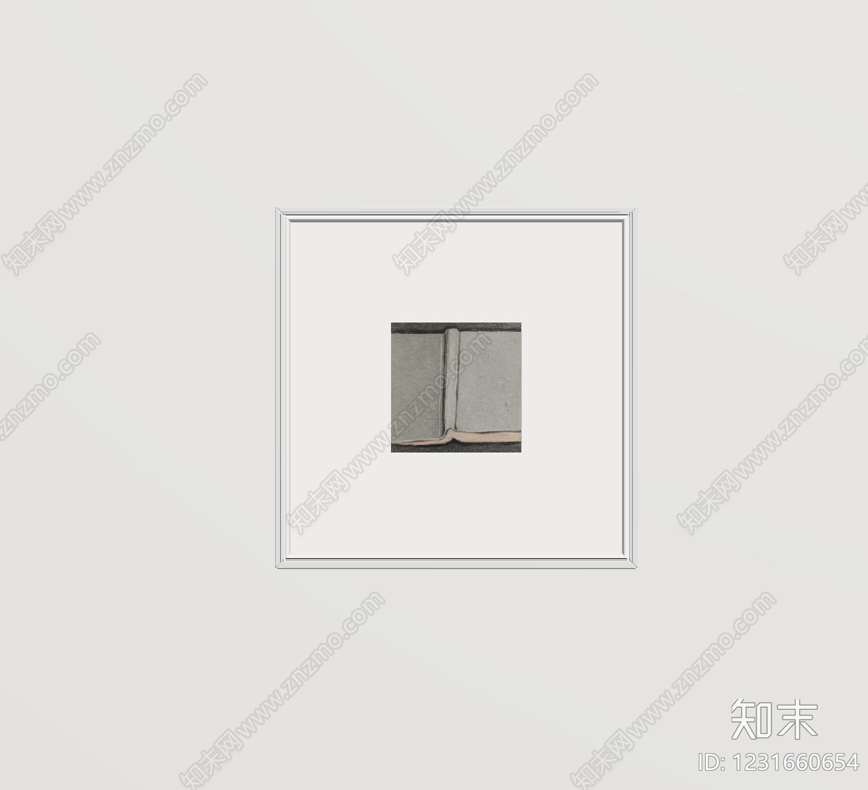 极简抽象画SU模型下载【ID:1231660654】