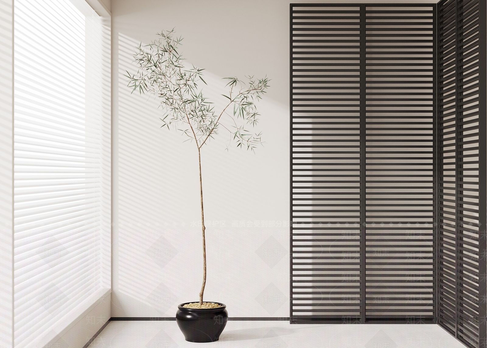 极简盆栽3D模型下载【ID:1231664623】