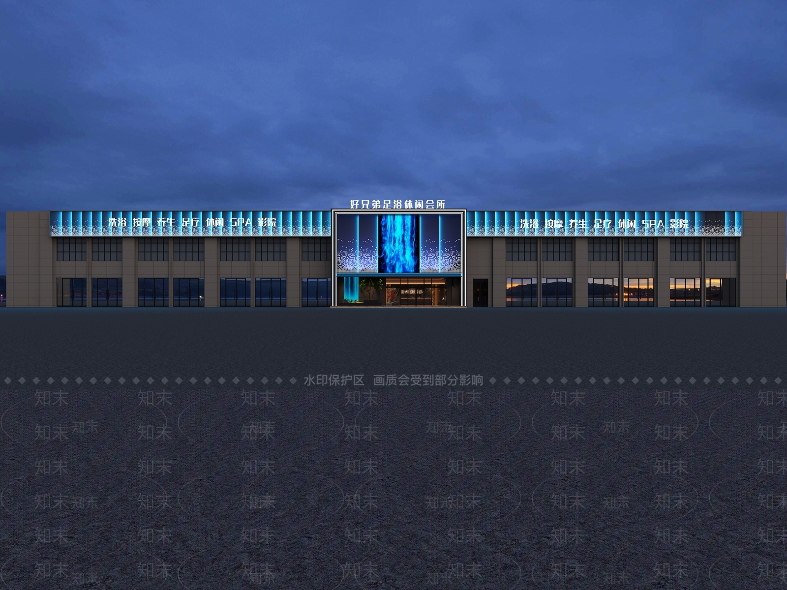 赛博朋克风其他商业建筑3D模型下载【ID:1231669970】