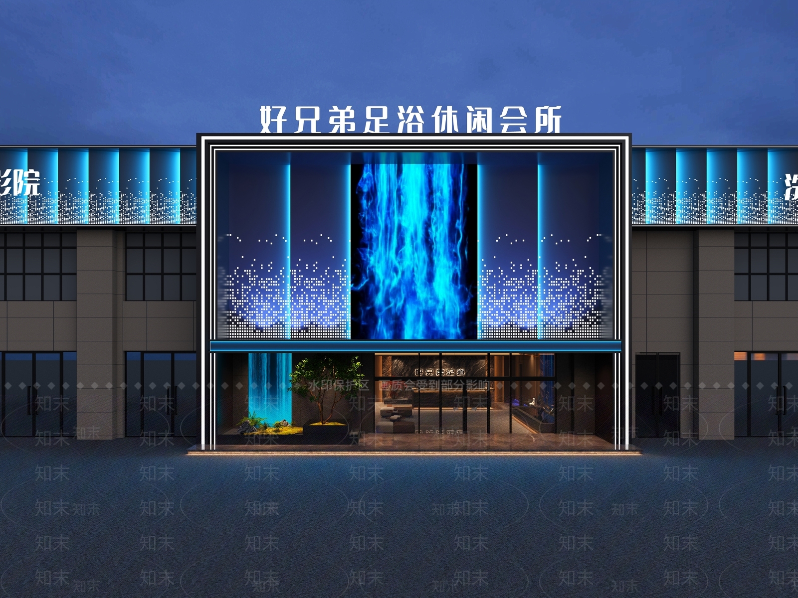 赛博朋克风其他商业建筑3D模型下载【ID:1231669970】