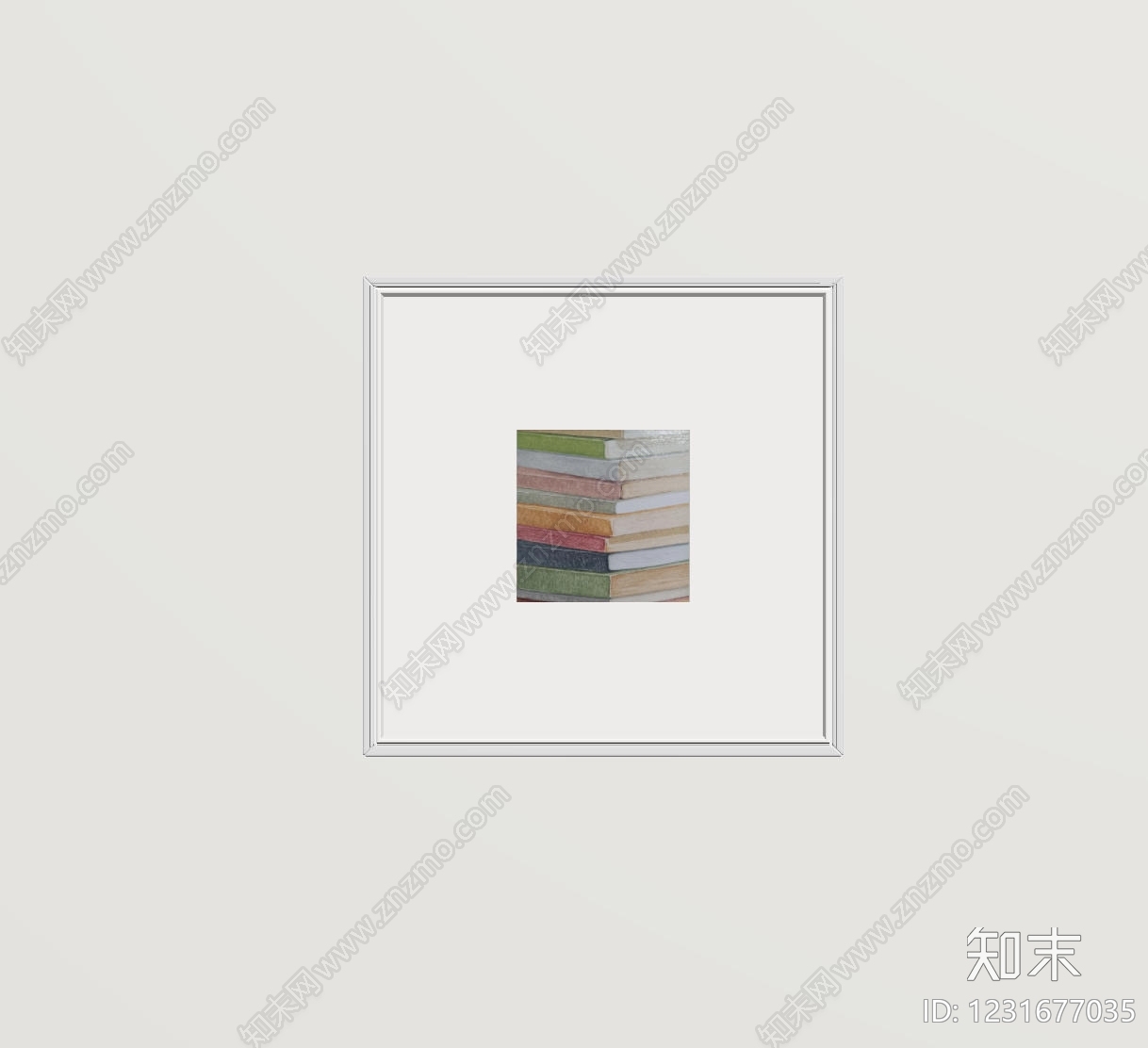 极简抽象画SU模型下载【ID:1231677035】