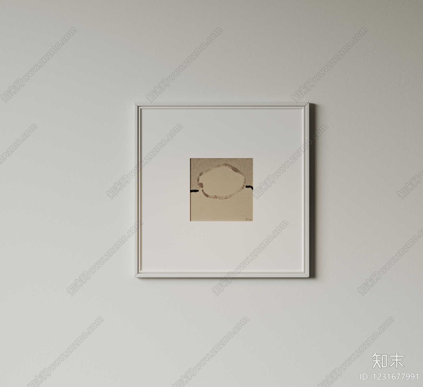 极简抽象画SU模型下载【ID:1231677991】