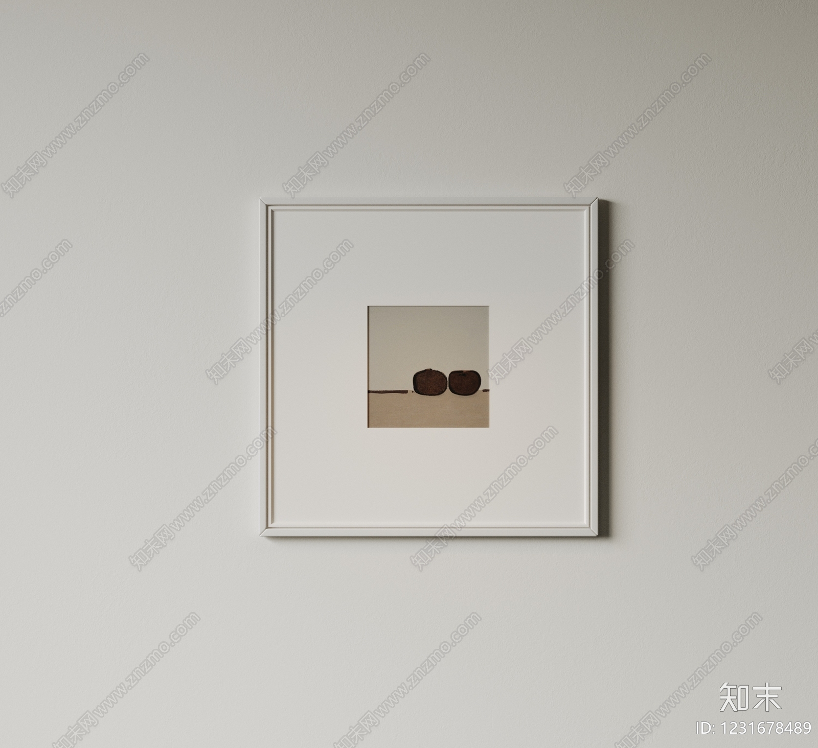 极简抽象画SU模型下载【ID:1231678489】