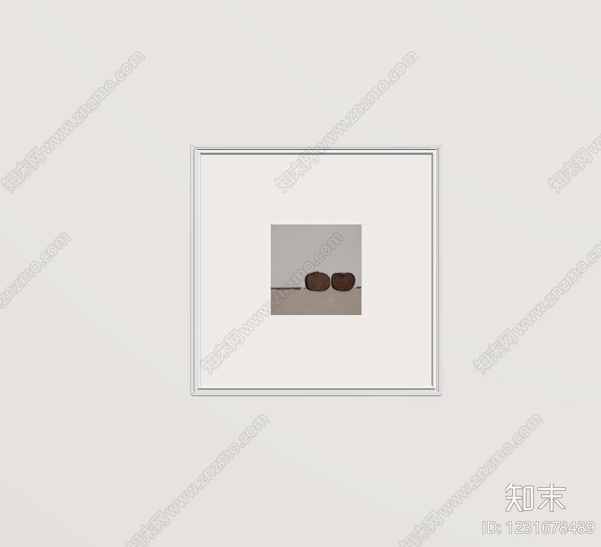 极简抽象画SU模型下载【ID:1231678489】